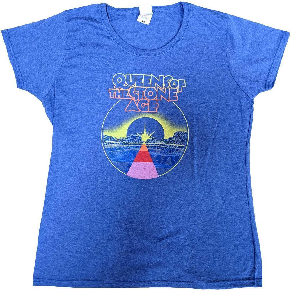 Queens Of The Stone Age Womens T Shirt Warp Planet Ex Tour